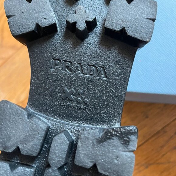 Prada leather Monolith loafers Size 37 - Picture 10 of 13